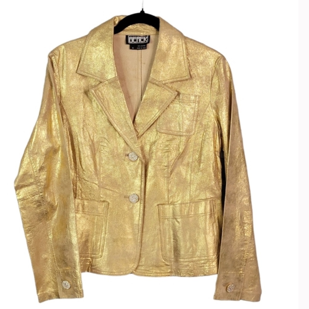 BERER Shimmering Gold Blazer